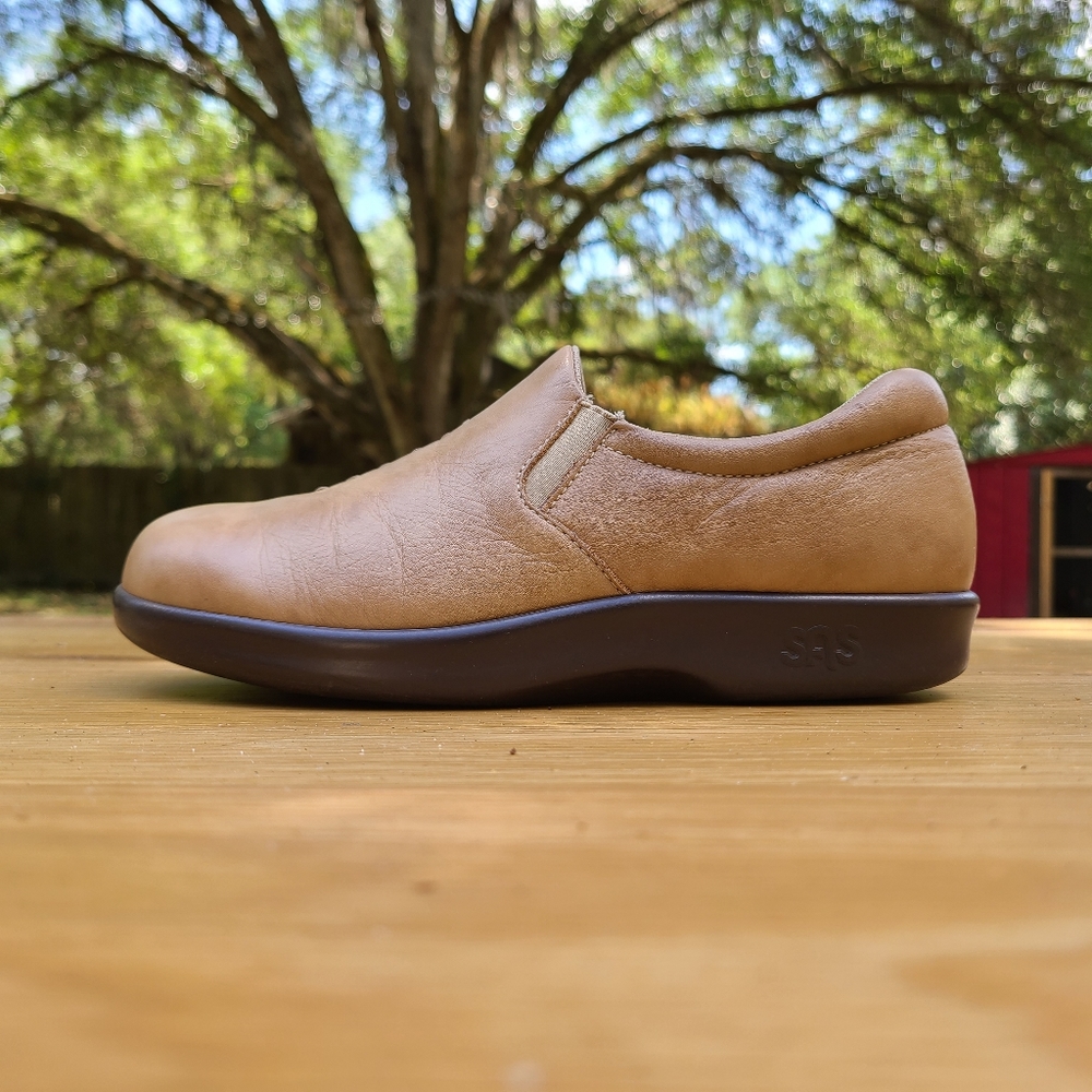 SAS Viva Tan Orthotic Woman's Shoes 6.5 W